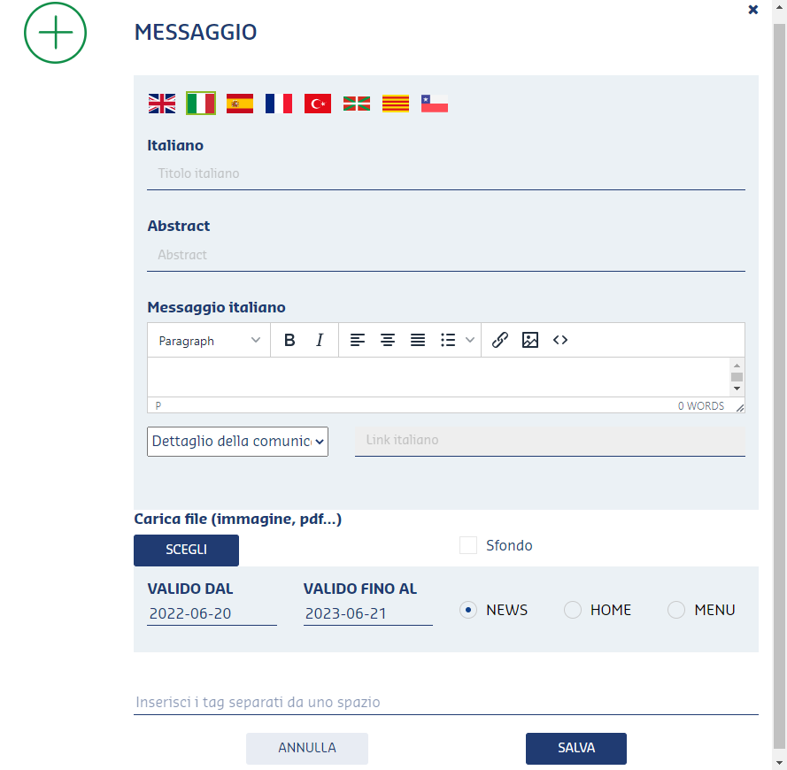messaggi